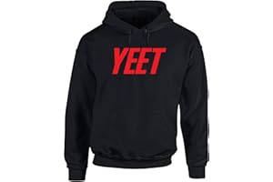 Hippowarehouse Yeet Unisex Hoodie Hooded top (Specific Size Guide in Description)