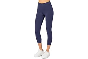Merry Style Legging Coton Femme Confortable Souple Extensible 3/4 Legging Femme Court Tous Les Jours ou détente à la Maison Vêtements pour Femmes MS10-199