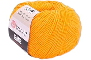 Frida's Wollhaus YarnArt - Ovillo de lana para bebé, 50 g, colores pastel, 63 colores (35, amarillo sol)