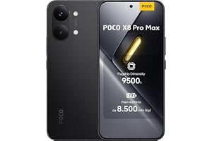 POCO X8 Pro Max, 12 + , flaggskeppsdimensioner 9 500 s, 8 500 mAh (typ) batteri, ultraljus AMOLED-skärm, 50