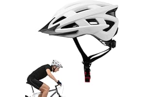 Renopfect Bicycle Protective Helmet, Road Bike Helmet, Men and Women, Bicycle Helmet, City Helmet, Urban Bicycle Helmet for Men and Women, Bicycle Helmet with 18 Ventilation Channels, 57-62 cm