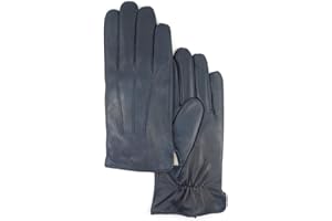 MGGMOKAY MGGM collection Guanti invernali da uomo in pelle Guanti da equitazione in morbida pelle di pecora foderati in cashmere caldo