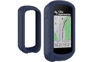 Braleto Funda Compatible con Garmin Edge Explore 2,Funda Protectora de Silicona para Bicicleta GPS Resistente a L;os Arañazos (Blue)