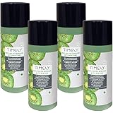 Timely Express-Effect Acetone Nail Polish Remover with Kiwi Fragrance, (Pack of 4 x 100 ml)