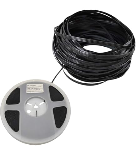 Rattan Intrecciato In Plastica DBREAKS - 65m Nero, Per Riparare Mobili Da Esterno E DIY - Foto 6