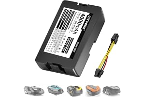 CITYORK 18 V 4 000 mAh ersättningsbatteri för Husqvarna Auto Limited 115H/305/310/315X/330X (2020–2022) gräsklippare, för Gar