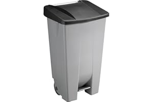 ‎SUNWARE PERFECTLY ORGANISED Sunware 02800112 - Tret-Abfallbehälter "the step chief" 120L, schwarz