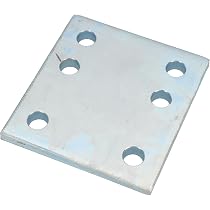 Plaque De Réglage Hauteur Attelage 6 Trous TR137 - Drop 2.5" Ou 4" - Acier Galvanisé 12mm