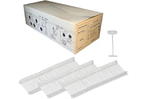 Larius Group 5.000 fili per etichettatrice standard (Regular) etichettatrice – Tag pin trasparenti (15 mm)