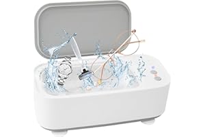 SOARFLY 500ML Ultraschallreinigungsgerät, 48000Hz Ultraschallreinigungsgerät Brille Mit 3 Zeitfunktionen, Ultraschall Brillenreinigungsgerät für Uhren, Gläser, Ringe