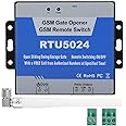 Sunicon GSM Gate Opener, RTU5024 GSM Mobile Phone Access Controller SMS Remote Control Switch Door Control Bracket 2G, 3G, 4G for Garage Doors, Curtain