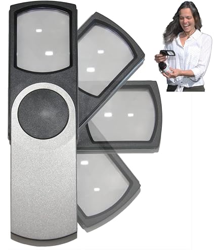 Carson Loupe éclairée à Main 7X avec LED et lentille asphérique de 1,5 (SV-70