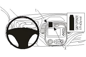 Brodit ProClip 854941 Support de Fixation, Centre de montage, Noir