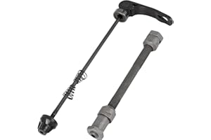 X AUTOHAUX 1 Set 9.5mm Quick Release Bearing Rear Hollow Axle for Bicycle