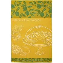 Coucke Geschirrtuch 'La Saison Des Raclettes' – Baumwoll-Jacquard, 50x75 Cm, Waschbar Bei 60°C