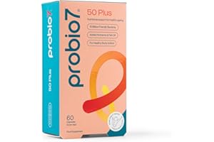 PROBIO 7 Probio7 50 Plus – Complete Support for 50+ Gut Health. Immune System Booster & Gut Health Support. Multivitamin Tablets for 50 Plus, 60 Capsules