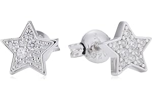 Fossil Ohrringe Für Frauen Sterling Silber, Silber Sterling Silber Ohrringe, JFS00152040