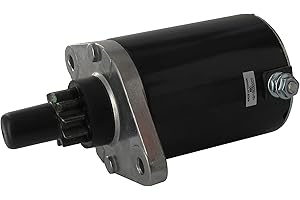 GREENSTAR - Démarreur Électrique 10 Dents pour Moteurs TECUMSEH OHV135 - Remplace 36795 - Construction Robuste en Matériaux de Haute Qualité - Dimensions 0.190 m x 0.150 m x 0.100 m