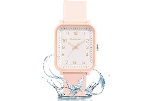Edillas Analoge Armbanduhr für Kinder Jugendliche Mädchen Jungen,50M wasserdichte Uhr für Studenten mit Weichem Silikonband, Kinder Jugendliche Alter von über 8 Jahren