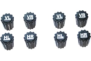 VENTILKAPPENKÖNIG 8x Reifenmarkierung Ventilkappen REIFENMARKIER SET Radmarkierer Kennzeichnung Winterreifen Sommerreifen Winterräder Reifenwechsel