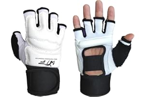 Guantoni Da Boxe MMA GuantiGuanti A Mezza Dita Cuoio Grappling Guantoni Sparring Sacco Protezione Polso Sparring Fingerless Per Allenamento Kickboxing Muay Thai Arti Marziali Miste Moslate