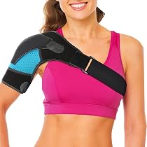 Bandage Épaule En Néoprène Lorey - Correcteur Posture - Noir - Unisexe - Confortable Et Ajustable