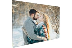 Gudina Faites Imprimer Votre Photo sur Toile.Impressions sur toile personnalisée avec vos photos.Photos sur Toile en Cadeau, Cadeaux Photo.Personnalisez la avec votre propre photo-40X60cm Sans cadre