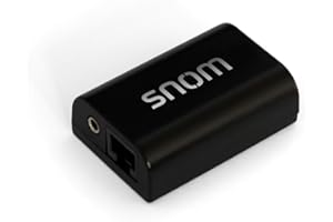 Snom EHS Wireless Headset Adapter (Vendor-specifica EHS protocolli, segnalazione di Suoneria, DHSG standard, Nessun alimentatore supplementare Obbligatorio); Nero; 00002362