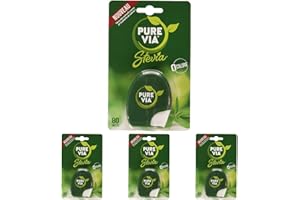 Pure Via Distributeur 80 Comprimes elducorant 6.8g (Lot de 4)