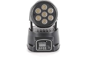 JAYEUW Moving Head Partylicht LED Discolicht Partylicht mit Fernbedienung für DJ Bar Club Bühne Halloween Weihnachten Party