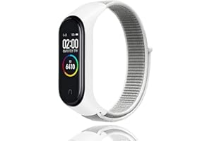Keecuty Cinturino in Nylon per Xiaomi Mi Band 6/5/4/3 Cinturino in Nylon Regolabile Cinturino di Ricambio Compatibile XiaomiMi Band 6/5/4/3 per Donna Uomo