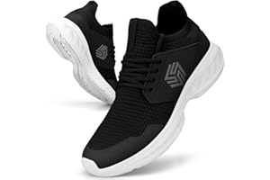 Giniros Womens Trainers Running Shoes for Ladies Gym Tennis Sports Training Walking Slip in Sneakers for Women