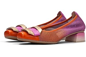 HISPANITAS Bailarina Tacon Salma Papaya Pink