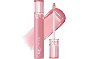 rom&nd Glasting Color Gloss 01 PEONY BALLETㅣPlumping and Juicy Glow finish with refractive oil, Long-lasting, Vidvid Colorㅣ4g 0.14oz