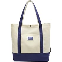 Borsa Bianca Borsa Tracolla Donna Yooamz In Tela Grande E Casual