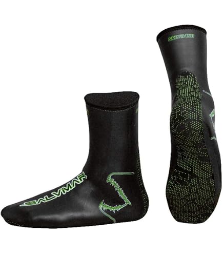 SALVIMAR Skinwind 36 Neoprenhandschuhe – 3,5 Mm, Schwarz/Grün | Für Tauchen & Wassersport