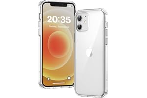 Voyahülle Hülle für iPhone 12/12 Pro Hülle, Anti-Vergilbung Transparent Handyhülle Stoßfest Schutzhülle, Premium Kratzfeste Case für iPhone 12/12 Pro - Durchsichtig