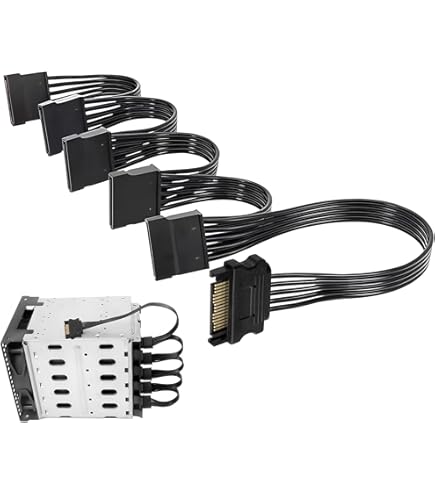 COMPUTER SHOP. Cavo Di Alimentazione Interna Serial ATA - Da Molex A 2 Sata - ICOC SATA-516 - Foto 11