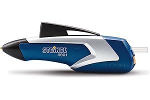 Steinel Neo 1 - Pistola termoencoladora compacta con acumulador, Tiempo de calentamiento: 15 sec., Temperatura de fusión: 170 °C, Rendimiento: 3 g/min, Incluye barritas de pegamento Ø 7 mm, 334109