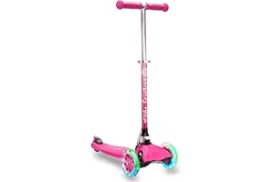 3STYLESCOOTERS 3Style Scooters | RGS-1 Kids Scooter | LED Light Up Wheels | Adjustable & Foldable Design | 3-12 Years | Boys, Girls & Toddlers