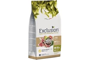 EXCLUSION DIET Exclusion MEDITERRANEO MONOPROTEIN Noble Grain Dog Adult Medium Agnello 12 kg.