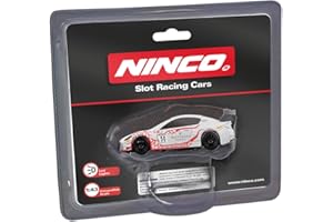 Ninco - Maserati GT4 White. Auto Slot Scala 1:43. con luci. 91208