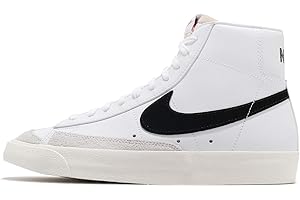 NIKE Blazer Mid '77 VNTG, Zapatos de Baloncesto Hombre, Blanco (White/Black 000), 38 EU