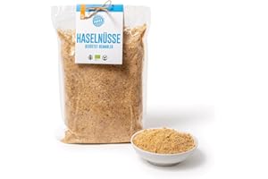 ‎PAKKA PAKKA Bio Haselnüsse Mehl, nature, gerieben und geröstet, 1kg, gemahlen, Haselnussmehl Öko & Fair, direkt hergestellt und abgefüllt vom Produzenten in Sugdidi, Georgien, vegan 1000g (1er Pack)