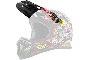 O'NEAL | Visière de remplacement pour casque de VTT | Enfants | Motocross MX Enduro | Visière de remplacement pour casque SONUS Solid Youth | Visière SONUS Youth Helmet Crank | Multi | Taille unique