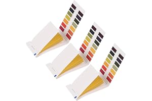 WOLMIK pH Test Strips, 3 Packs of 240 Strips pH 1-14 Litmus Test Paper, Universal pH Balance Test Strips for Urine Saliva Drinking Water Pool Spa Soap Soil Diet Fish Tank Liquids pH Monitoring