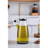 Tekli Metal Kapaklı Yağdanlık Slikon Altlıklı Paslanmaz &Ccedil;elik Kapak Yağdanlık 1000 ml