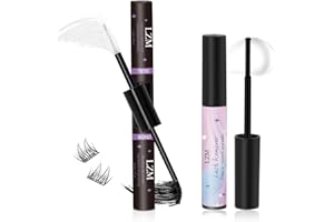 LZM Lash Bond and Seal DIY Klej do rzęs Cluster, trwały i wodoodporny 2 w 1 Nadaje się do kleju Cluster, bez pozostałości, Naturalne kleje do indywidualnego przedłużania sztucznych rzęs