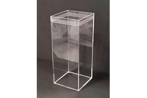 Cavinato acrylics - Portaombrelli in plexiglass trasparente Collezione Diafanìs cm. 20x20xH. 50