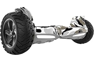 ‎ELEKGO ELEKGO 8,5 Zoll Hoverboard, geländegängiger, selbstausgleichender Offroad-Roller mit Bluetooth-LED-Licht und APP für Jugendliche und Erwachsene